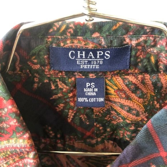 Chaps Ralph Lauren Paisley shirt - Picture 5 of 6